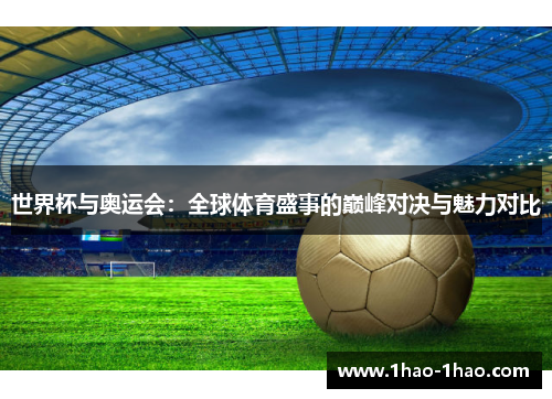 世界杯与奥运会：全球体育盛事的巅峰对决与魅力对比